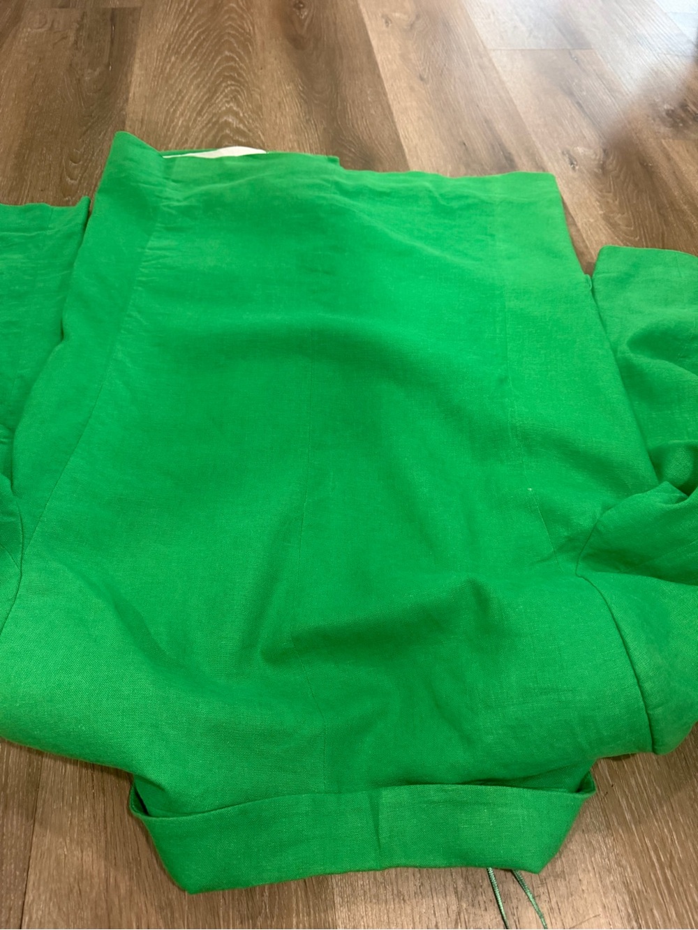 Zara Vibrant Green Open-Front Blazer Jacket - Picture 7 of 9
